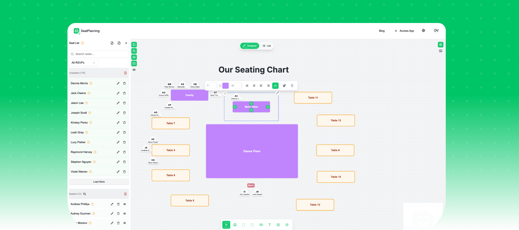 Seating Chart App Tour: How to Create & Manage Seating Charts with SeatPlanning