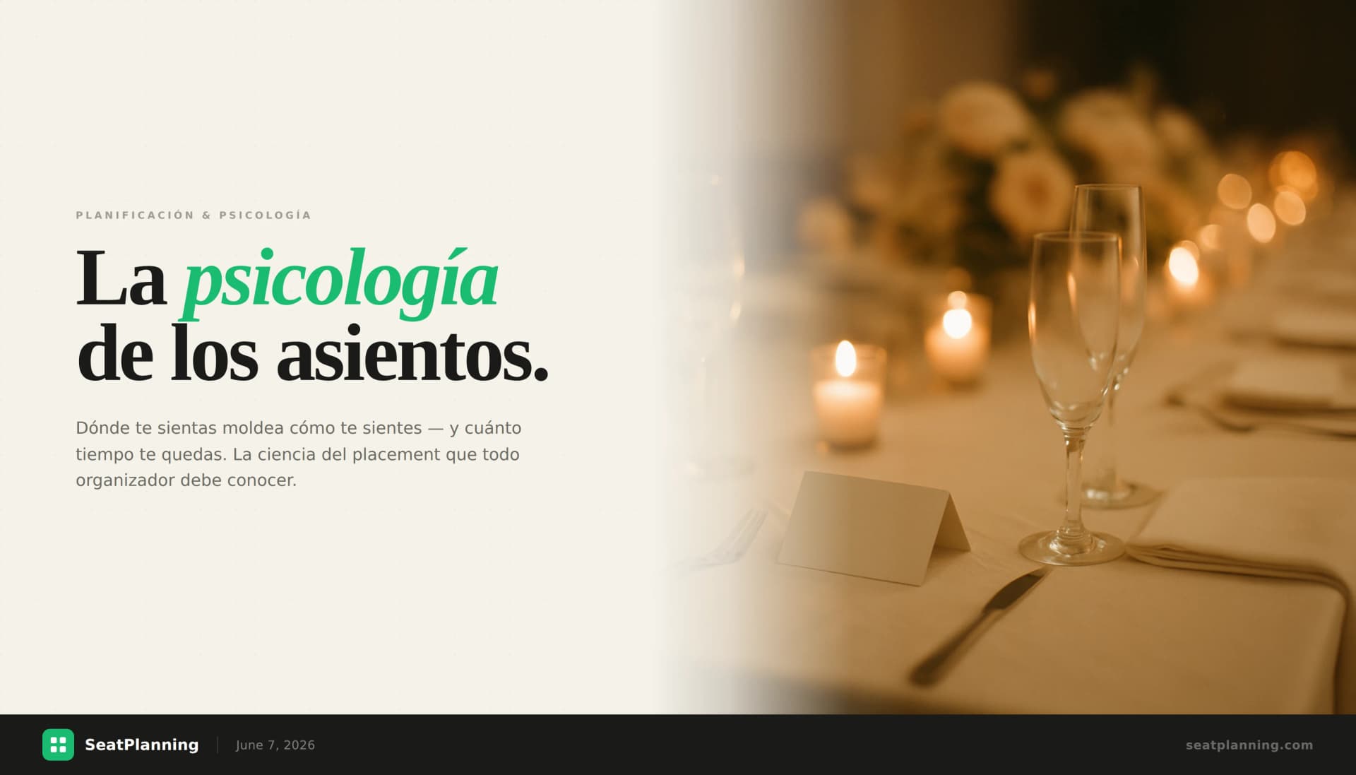La psicología de la distribución de asientos: por qué importa dónde te sientas