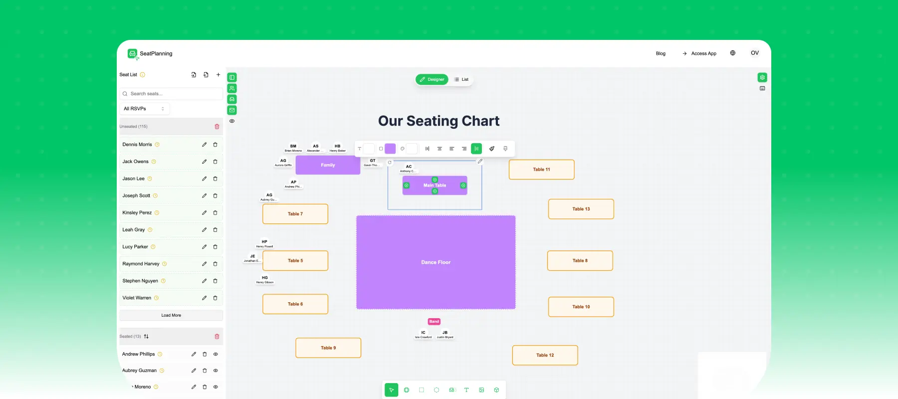 Seating Chart App Tour: How to Create & Manage Seating Charts ...